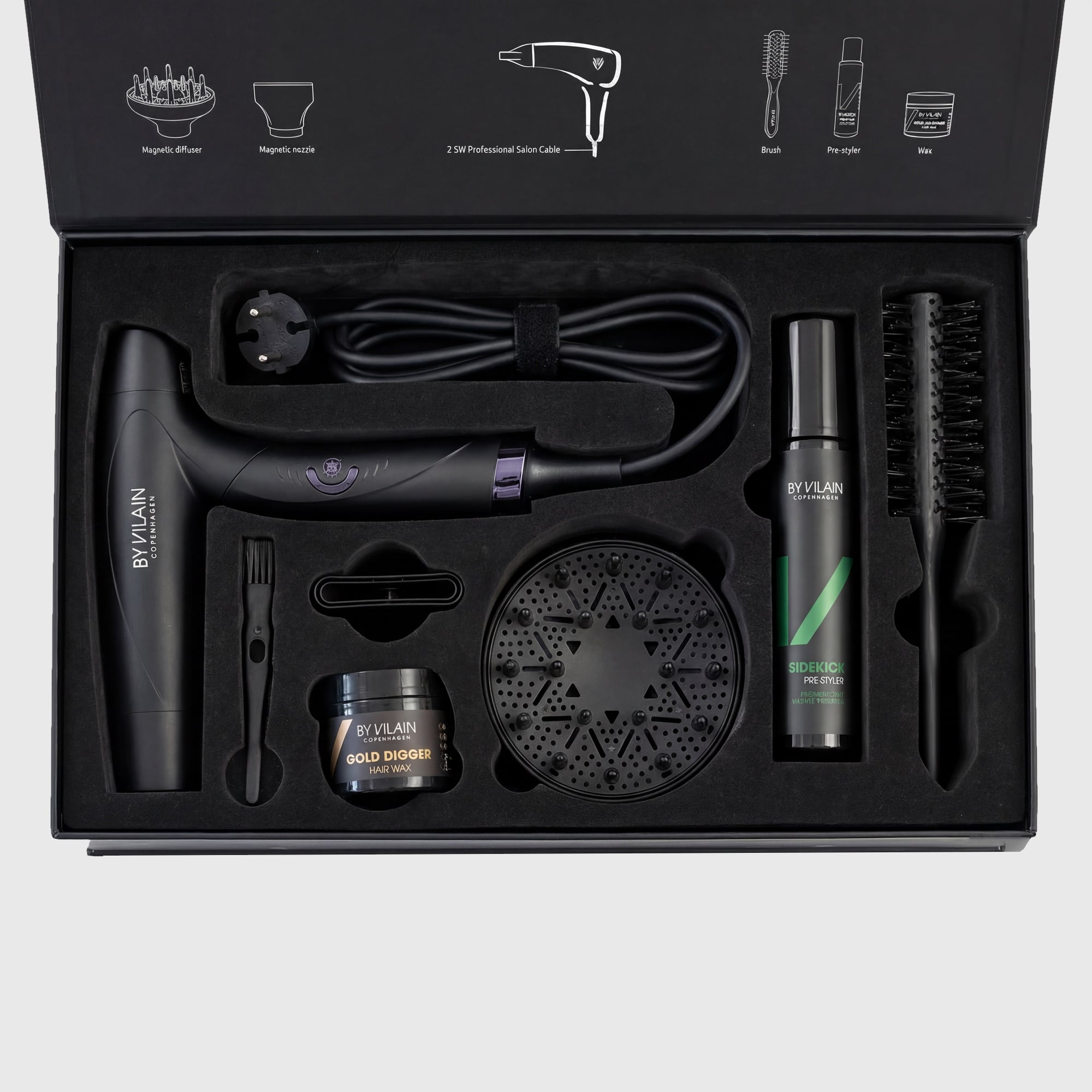 By Vilain  Hurricane Hair Dryer Kit (Pre-order)